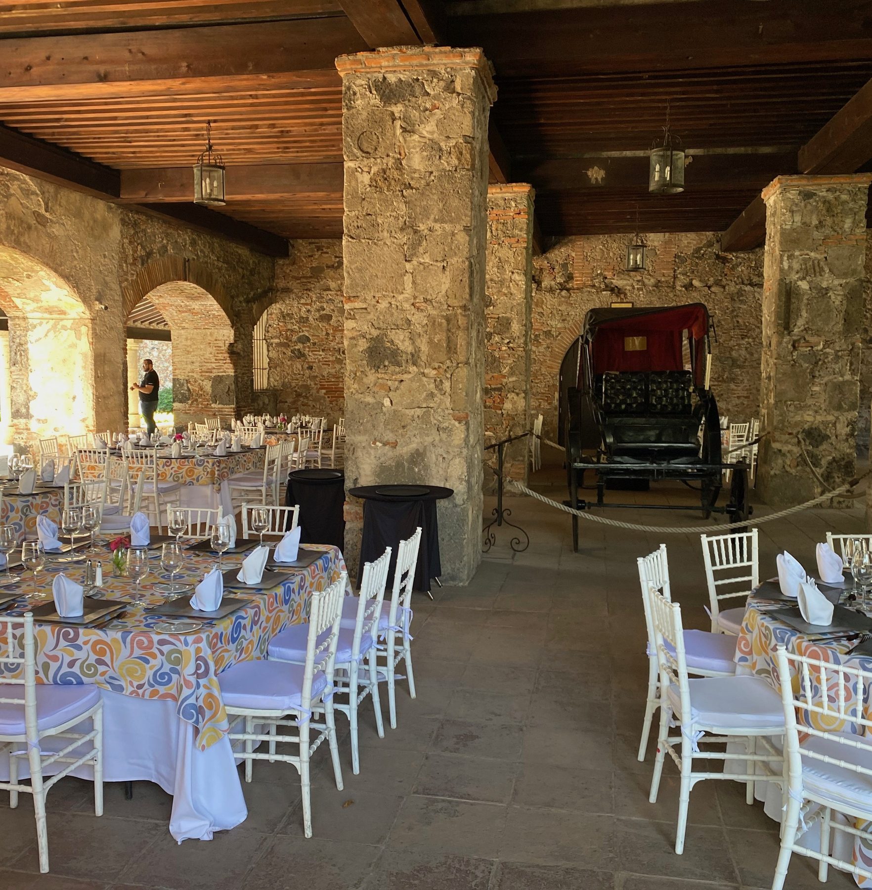 Evento corporativo en hacienda colonial